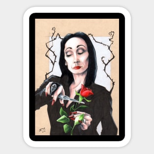 Morticia Sticker